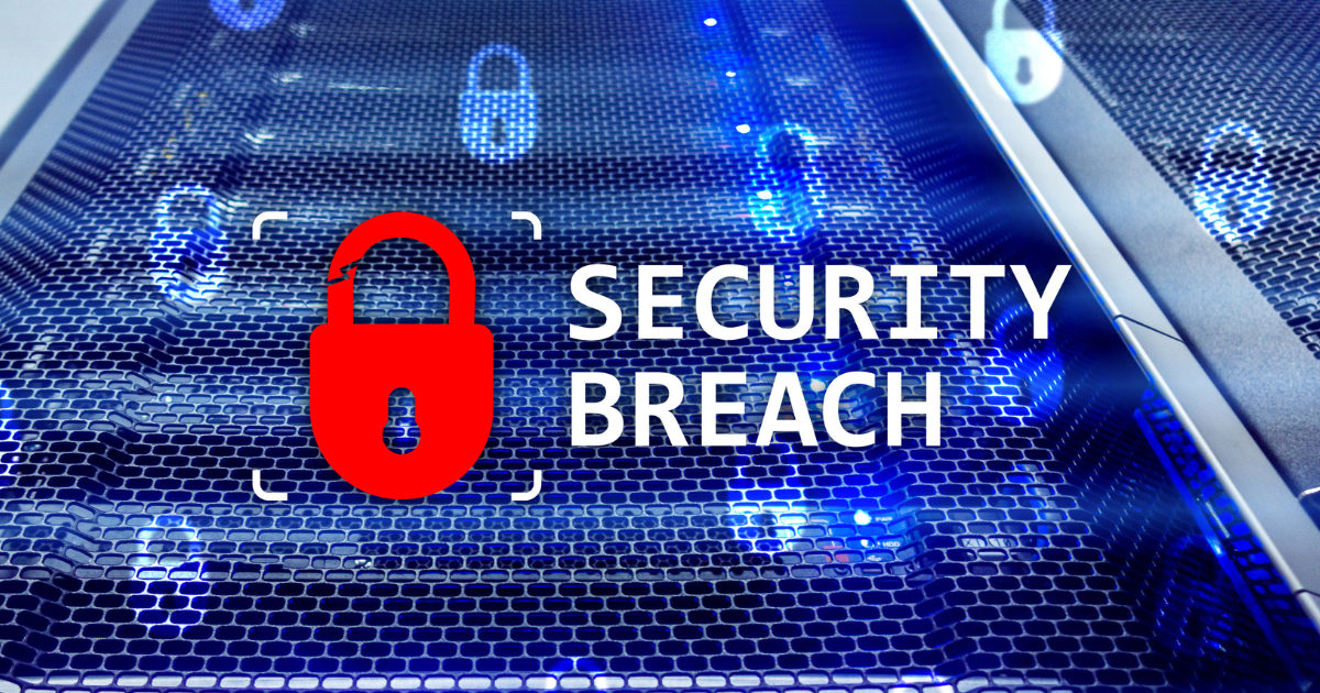 security breach met slot ernaast cybersecurity